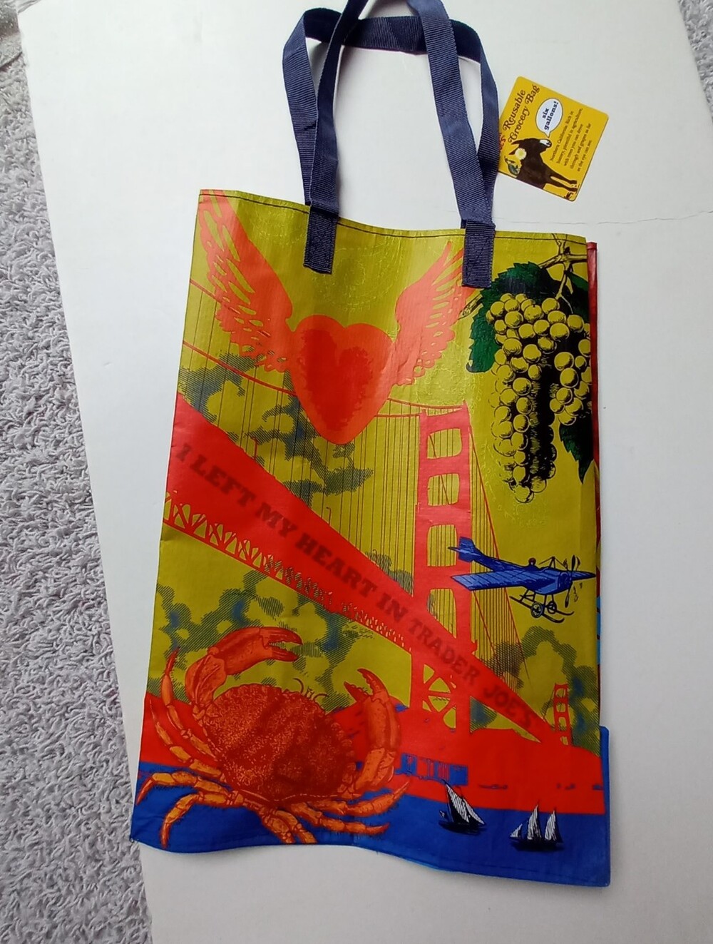 Brand New Cali TRADER JOES Tote Bag